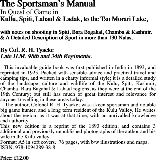 The Sportsman’s Manual 